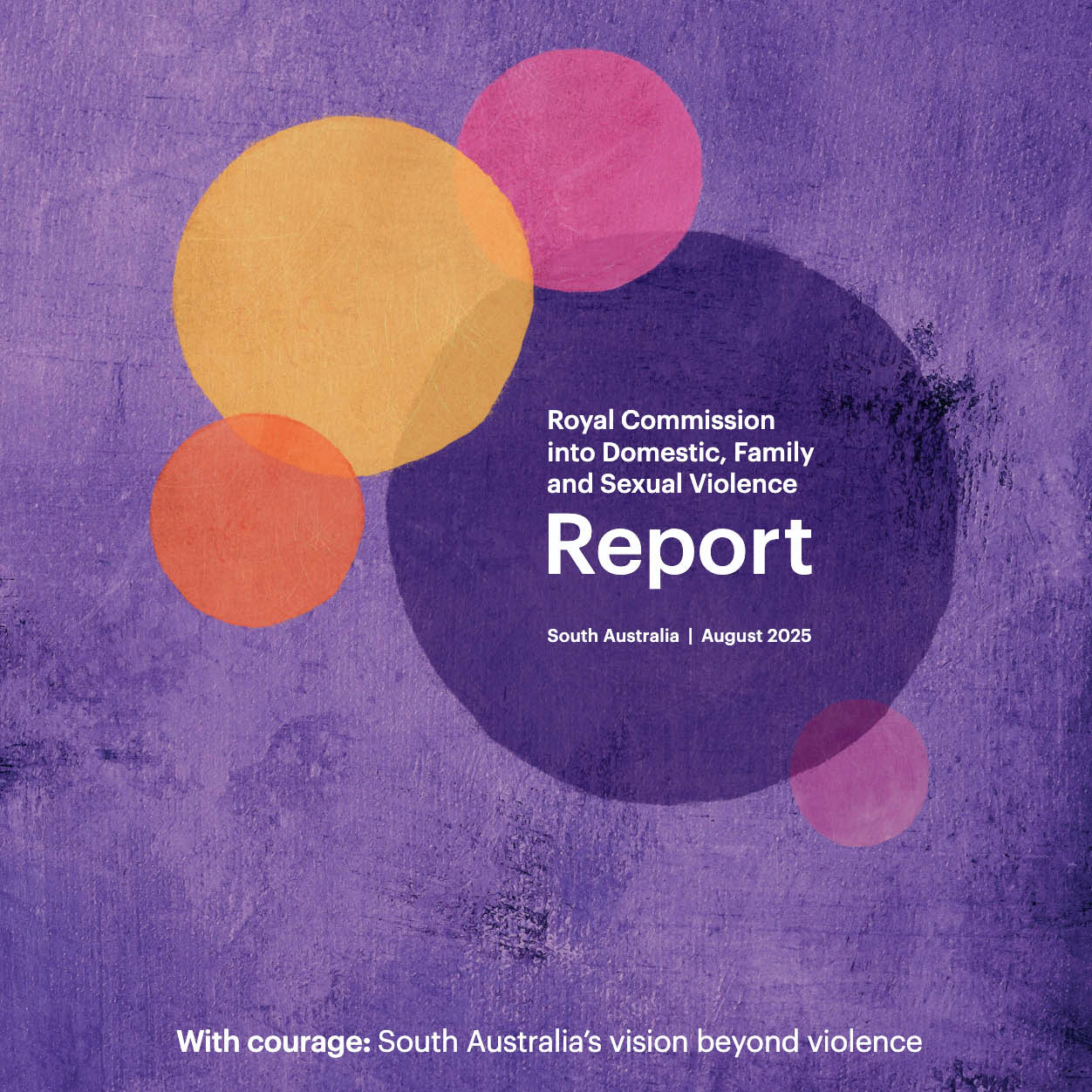 Royal Commission into Domestic, Family and Sexual Violence Report - South Australia - August 2025